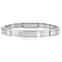 Bracciale Nomination Uomo Trendsetter in Acciaio Cubic Zirconia 021116/001